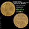 Image 1 : (1970-2005) Deleware River Joint Toll Bridge Transit Token Grades Choice Unc RD