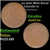 Image 1 : no date Lincoln Cent Mint Error 1c Grades Select Unc BN