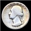 Image 2 : 1932-d Washington Quarter 25c Grades g, good