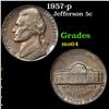 Image 1 : 1957-p Jefferson Nickel 5c Grades Choice Unc