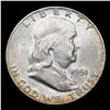 Image 2 : 1951-d Franklin Half Dollar 50c Grades Choice Unc FBL