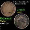 Image 1 : No Date Blank Planchet Roosevelt Dime 10c Grades Select Unc