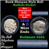 Image 1 : Buffalo Nickel Shotgun Roll in Old Bank Style 'Bell Telephone'  Wrapper 1918 &d Mint Ends