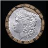 Image 2 : ***Auction Highlight***  AU/BU Slider Brinks Shotgun Morgan $1 Roll 1896 & P Ends Virtually UNC (fc)