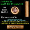 Image 1 : Shotgun Lincoln 1c roll, 2009-d 50 pcs Brandt Wrapper.