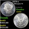 Image 1 : 1879-s Morgan Dollar $1 Grades Choice+ Unc