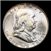 Image 2 : 1949-p Franklin Half Dollar 50c Grades GEM+ Unc