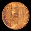 Image 3 : 1960-d SM Date Lincoln Cent 1c Grades Choice Unc RD