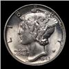 Image 2 : 1945-p Mercury Dime 10c Grades Choice+ Unc