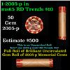 Image 1 : Shotgun Lincoln 1c roll, 2005-p 50 pcs Brandt Wrapper.