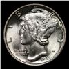 Image 2 : 1942-p Mercury Dime 10c Grades Choice Unc+ FSB