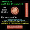 Image 1 : Shotgun Lincoln 1c roll, 1995-p 50 pcs Brandt Wrapper.