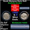 Image 1 : Buffalo Nickel Shotgun Roll in Old Bank Style 'Bell Telephone'  Wrapper 1920 &d Mint Ends