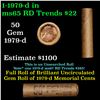 Image 1 : Shotgun Lincoln 1c roll, 1979-d 50 pcs Brandt Wrapper.