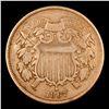 Image 2 : 1867 Two Cent Piece 2c Grades vf++