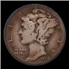 Image 2 : 1928-d Mercury Dime 10c Grades vf++