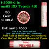 Image 1 : Shotgun Lincoln 1c roll, 2009-d 50 pcs Brandt Wrapper.