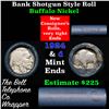 Image 1 : Buffalo Nickel Shotgun Roll in Old Bank Style 'Bell Telephone'  Wrapper 1924 &d Mint Ends