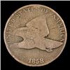 Image 2 : 1858 ll Flying Eagle Cent 1c Grades vg+