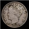 Image 2 : 1883 n/c Liberty Nickel 5c Grades f+