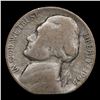 Image 2 : 1945-p Jefferson Nickel Mint Error 5c Grades vg+