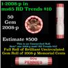 Image 1 : Shotgun Lincoln 1c roll, 2008-p 50 pcs Brandt Wrapper.