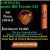 Image 1 : Shotgun Lincoln 1c roll, 1970-d 50 pcs Brandt Wrapper.