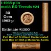 Image 1 : Shotgun Lincoln 1c roll, 1965-p 50 pcs Brandt Wrapper.