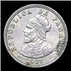 Image 2 : 1907 Panama 1/2 Centesimo KM-6 Grades Choice Unc