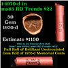 Image 1 : Shotgun Lincoln 1c roll, 1970-d 50 pcs Steel Strong Wrapper.