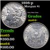 Image 1 : 1898-p Morgan Dollar $1 Grades Choice+ Unc