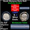 Image 1 : Buffalo Nickel Shotgun Roll in Old Bank Style 'Bell Telephone'  Wrapper 1927 &s Mint Ends