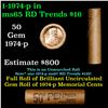 Image 1 : Shotgun Lincoln 1c roll, 1974-p 50 pcs Brandt Wrapper.