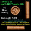 Image 1 : Shotgun Lincoln 1c roll, 1963-p 50 pcs Philadelphia National Bank Wrapper.