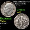 Image 1 : 1959-p Roosevelt Dime Mint Error 10c Grades Select AU