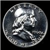 Image 2 : Proof 1960 Franklin Half Dollar 50c Grades Choice+ Proof