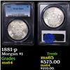 Image 1 : PCGS 1881-p Morgan Dollar $1 Graded ms64 By PCGS