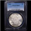 Image 2 : PCGS 1881-p Morgan Dollar $1 Graded ms64 By PCGS