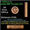 Image 1 : Shotgun Lincoln 1c roll, 1964-p 50 pcs Brandt Wrapper.