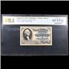 Image 2 : PCGS Rare 1893 World's Columbian Exposition Ticket Washington, Chicago, IL Graded cu65 By PCGS