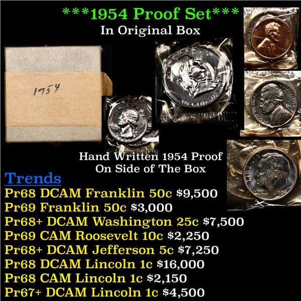 1954 Proof Set In Original Box