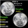 Image 1 : 1891-s Morgan Dollar $1 Grades Select+ Unc