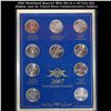 Image 1 : 2007 Statehood Quarter Mint Set in a 10 Coin slot display case by United State Commemorative Gallery