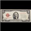 Image 2 : 1928D $2 Red seal United States Note Grades vf+