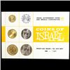 Image 2 : 1966 ISRAEL Proof-Like Issues Tel Aviv Mint Set of 6 Coins in Original Mint Set.