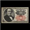 Image 2 : 1870's US Fractional Currency 25c Fifth Issue Fr-1308 Long Key Robert Walker Secretary of the Treasu