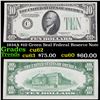 Image 1 : 1934A $10 Green Seal Federal Reserve Note Grades Select CU.