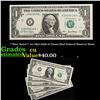 Image 1 : **Star Notes** 5x 1963-2009 $1 Green Seal Federal Reserve Notes Grades CU
