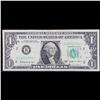 Image 2 : **Star Note** 1963B $1 'Barr Note' Federal Reserve Note Grades vf+