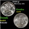 Image 1 : 1944-p Mercury Dime 10c Grades Choice Unc